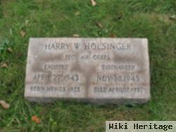 Pfc Harry W. Holsinger