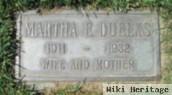 Martha E Duelks