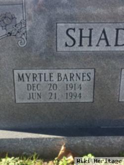 Myrtle Lee Barnes Shadle