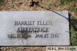 Harriet Ellen Cloyd Kirkpatrick