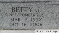 Betty J Romberger Kohr