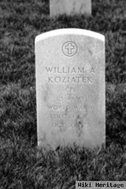 William A Koziatek