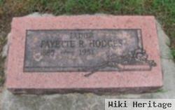 Fayette R Hodges