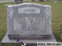 Myrtle Mae Mock Acker Welch