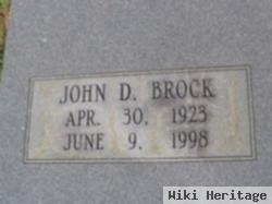 John D Brock