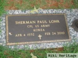 Sherman Paul "speedy" Lohr