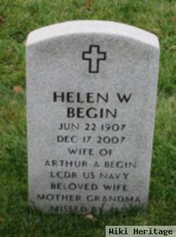 Helen Wagner Begin