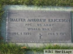 Walter Andrew Erickson, Sr