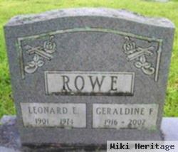 Geraldine F Rowe