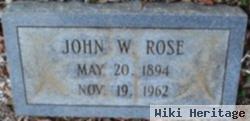 John Wesley "wes" Rose