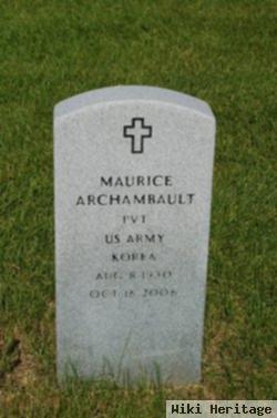 Maurice "bud" Archambault