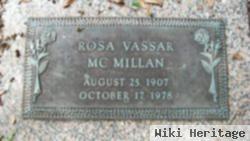 Rosa Vassar Mcmillan