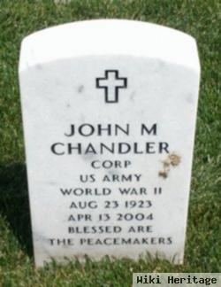 Corp John M Chandler