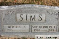 Sgt Herbert L. Sims