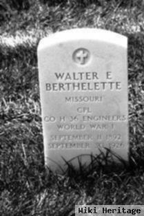 Walter E. Berthelette