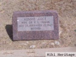 Minnie Alice Childress Orman