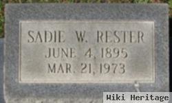 Sadie A. Williams Rester