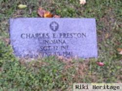 Sgt Charles E Preston