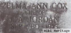 Zelma Ann Cox Jordan