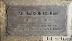 Paul Marion Forman