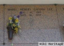 Mabel Hebert Gaudin Lee