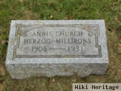 Annis M Church Millirons