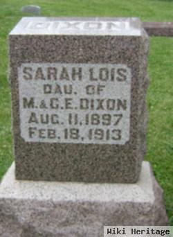 Sarah Lois Dixon