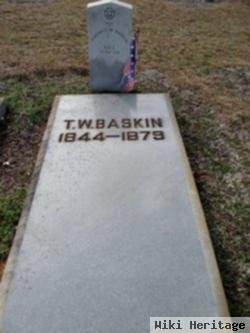 Pvt Thomas W. Baskin