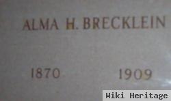 Alma Antoninette Haag Brecklein