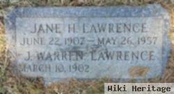 Jane H Lawrence