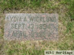 Lydia A Wicklund