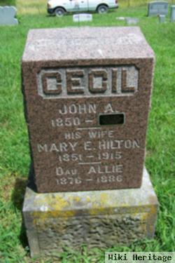 Mary E Hilton Cecil