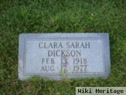 Clara Sarah Woodward Dickson