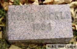 Cecil Nickle