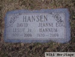 David Leslie Hansen, Jr