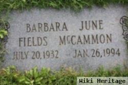 Barbara June Fields Mccammon