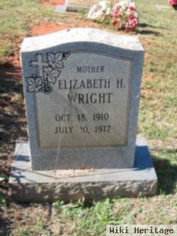 Elizabeth H Wright