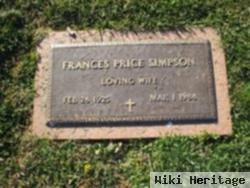 Frances Price Simpson