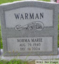 Norma Marie Vanover Warman