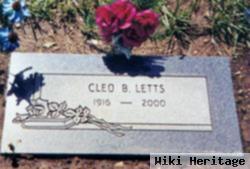 Cleo Barker Letts