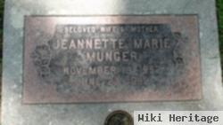 Jeannette Marie Munger