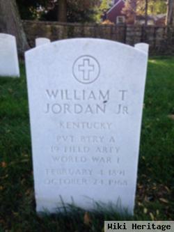 William T Jordan, Jr