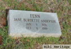 Jane Burdette Anderson Fenn