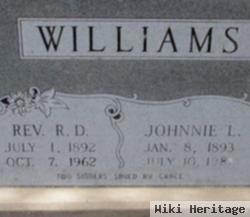 Johnnie L Williams