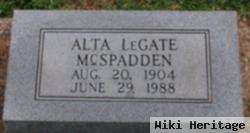 Alta Legate Mcspadden