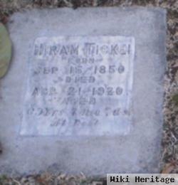 Hiram Tickel, Jr