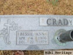 Bessie Ann Mabrey Crady