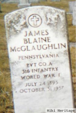 Pvt James "blaine" Mcglaughlin