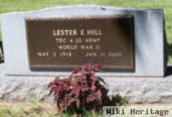 Lester E Hill