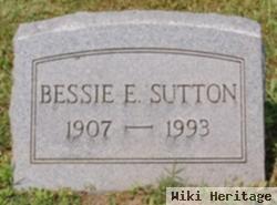 Bessie E Sutton